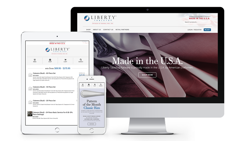 LIberty Tabletop Website